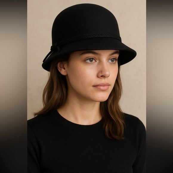 Nine West Black felt hat - Picture 9 of 9